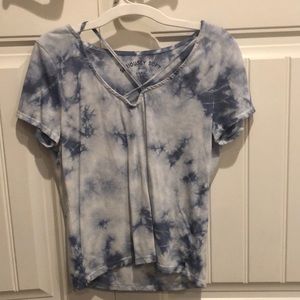 Aeropostale blue tie-dye super soft t-shirt!